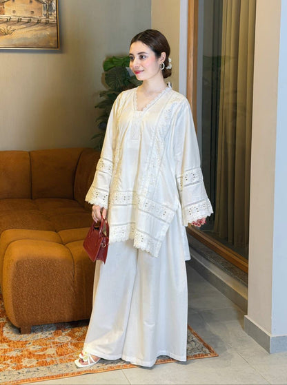 White Pakistani Dress